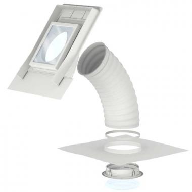 Velux flexibilis csöves fénycsatorna fénycsatorna profilos tetőfedő anyagokhoz TWF OK14